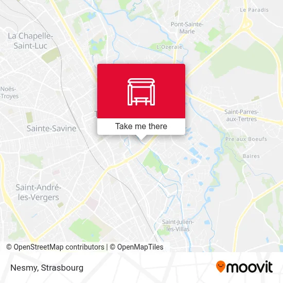 Nesmy map
