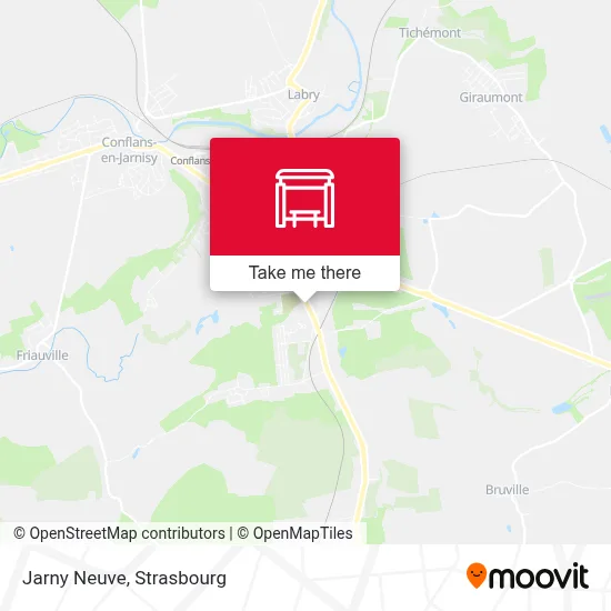 Jarny Neuve map