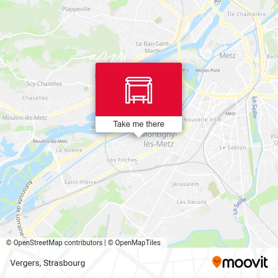 Vergers map
