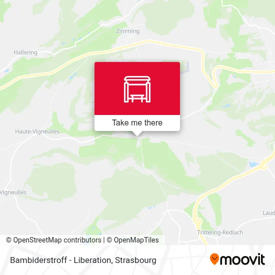 Bambiderstroff - Liberation map