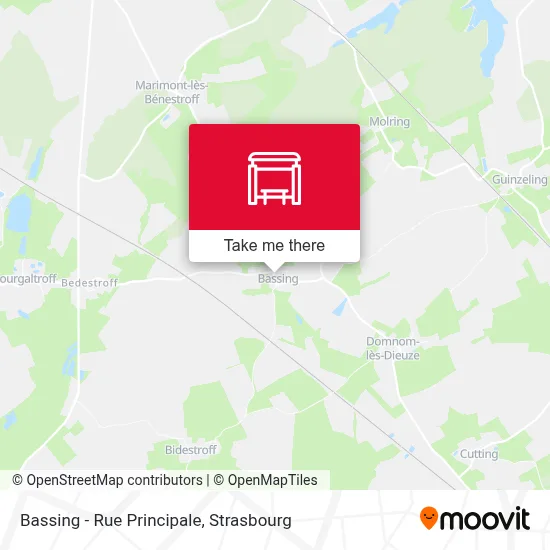 Bassing - Rue Principale map