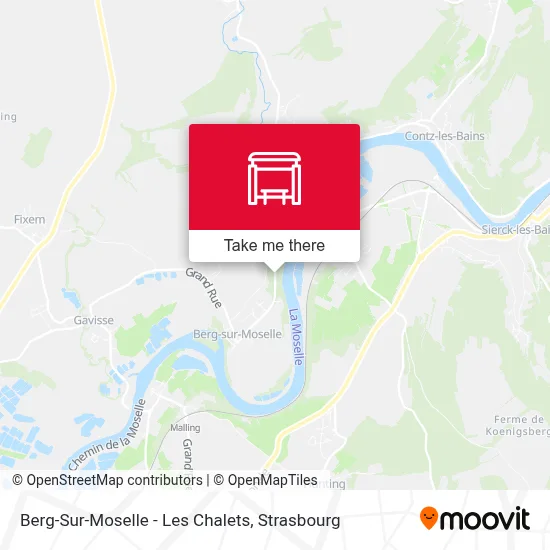 Berg-Sur-Moselle - Les Chalets map