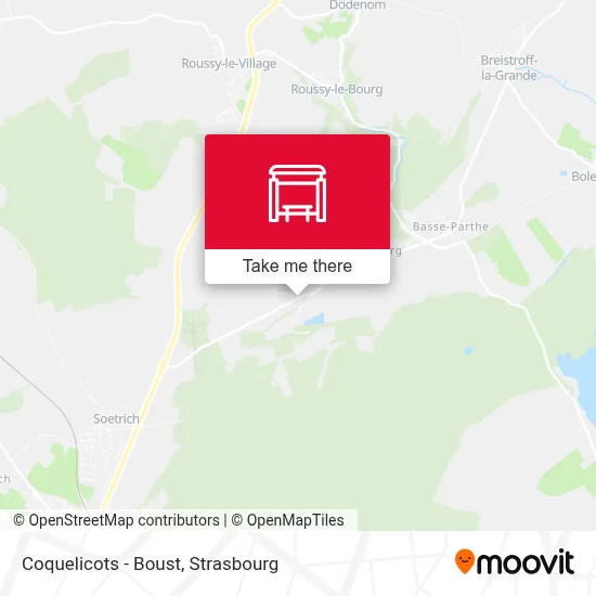 Coquelicots - Boust map