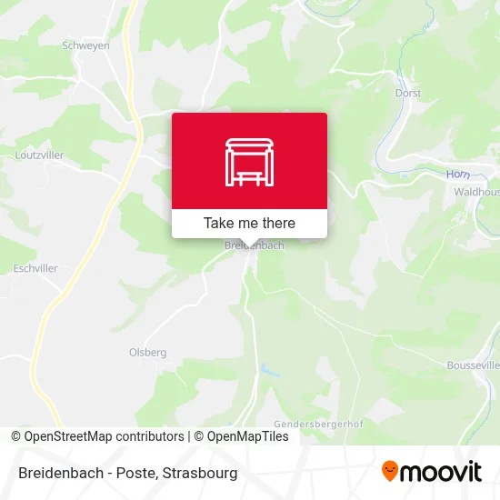 Breidenbach - Poste map