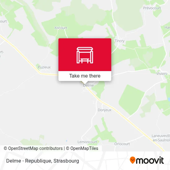 Delme - Republique map