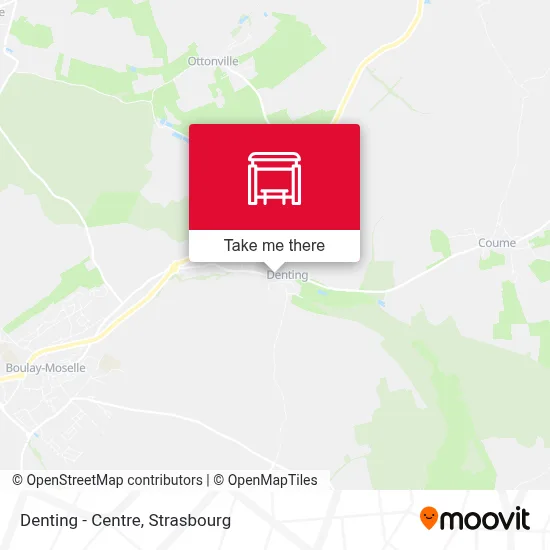 Denting - Centre map