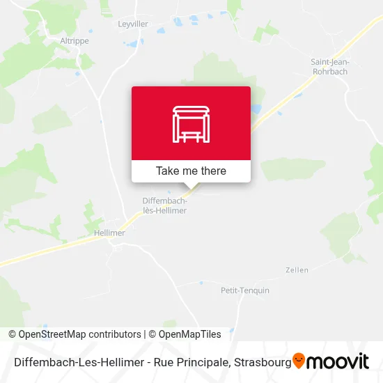 Diffembach-Les-Hellimer - Rue Principale map