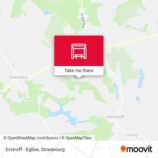 Erstroff - Eglise map