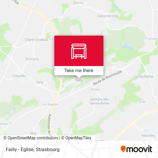 Failly - Eglise map