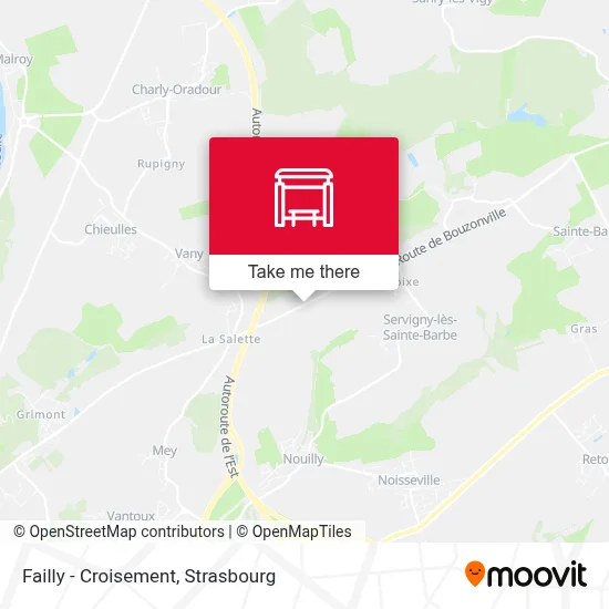 Failly - Croisement map