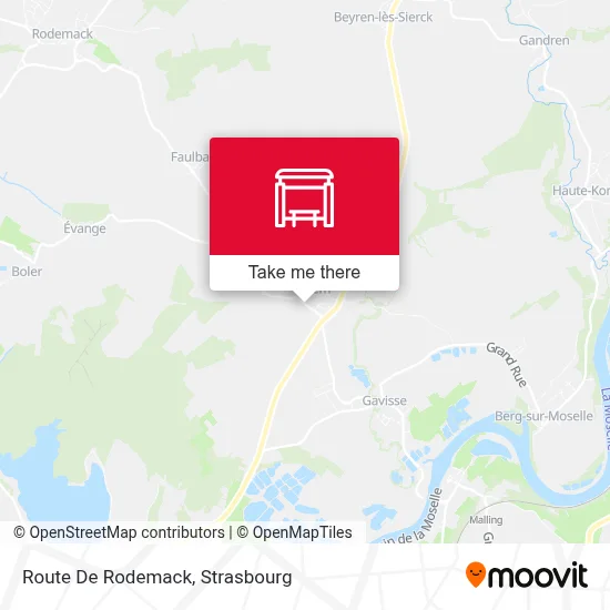 Route De Rodemack map
