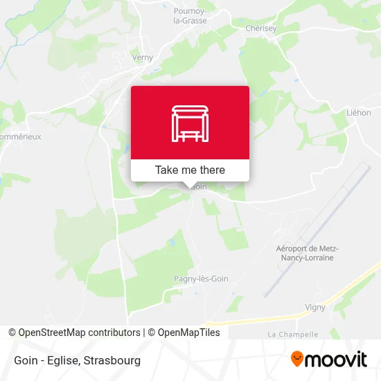Goin - Eglise map