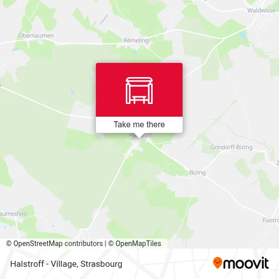 Halstroff - Village map