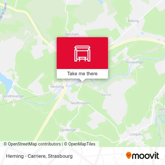 Heming - Carriere map