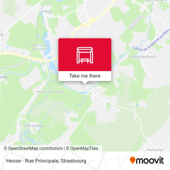 Hesse - Rue Principale map