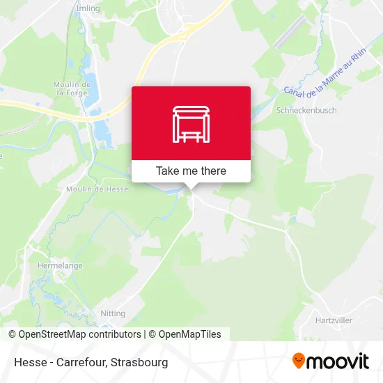 Hesse - Carrefour map
