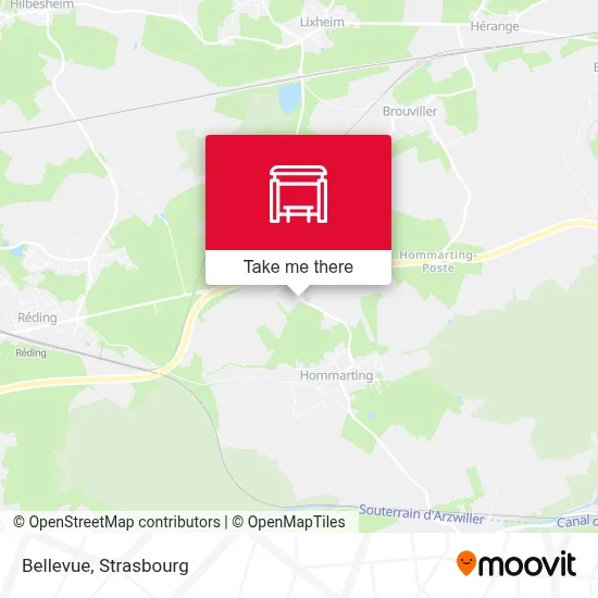 Bellevue map