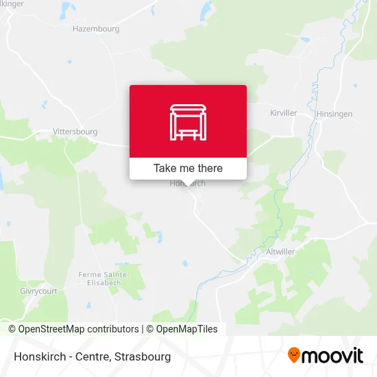 Honskirch - Centre map