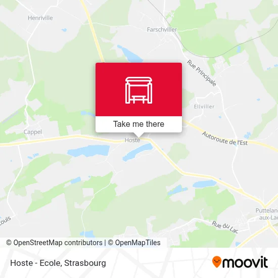 Hoste - Ecole map