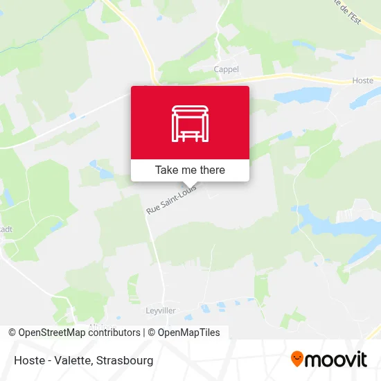 Hoste - Valette map