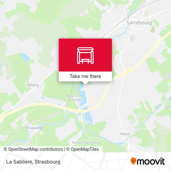 La Sabliere map