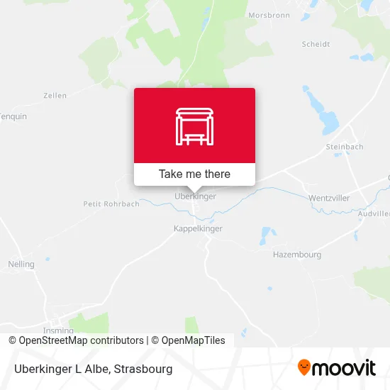 Uberkinger   L Albe map