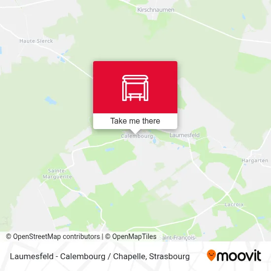 Laumesfeld - Calembourg / Chapelle map