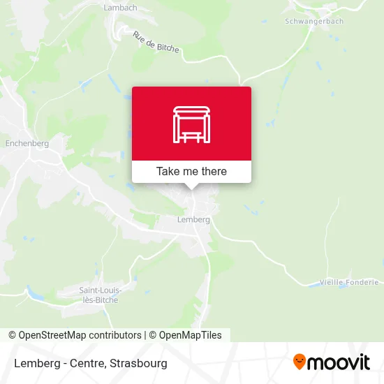 Lemberg - Centre map