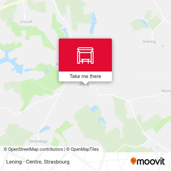 Lening - Centre map
