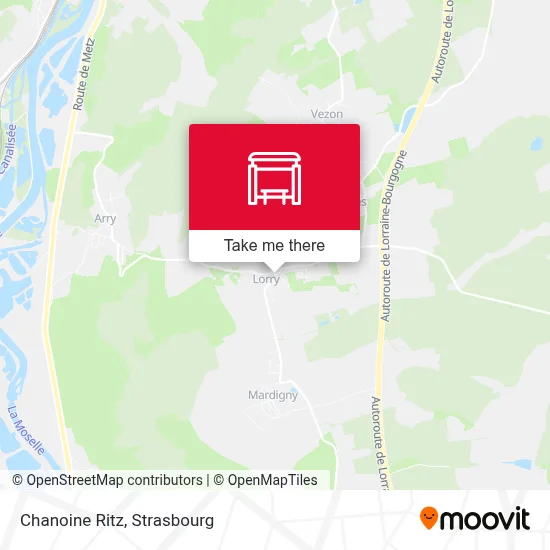 Chanoine Ritz map