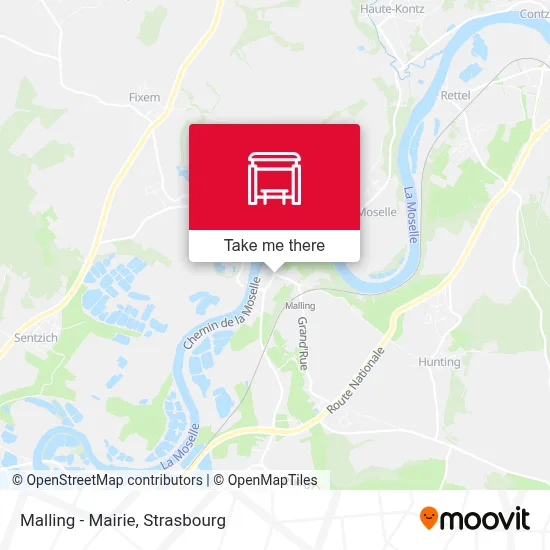 Malling - Mairie map