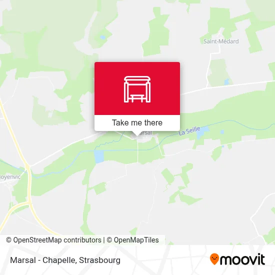 Mapa Marsal - Chapelle