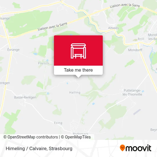 Himeling / Calvaire map