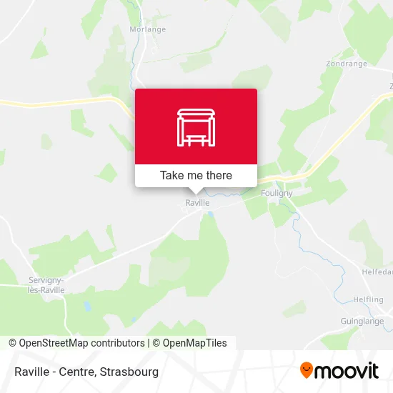 Raville - Centre map
