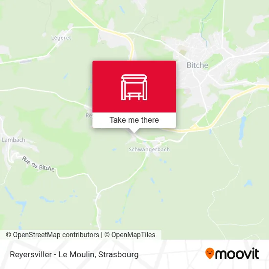 Reyersviller - Le Moulin map