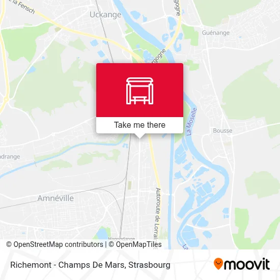 Mapa Richemont - Champs De Mars