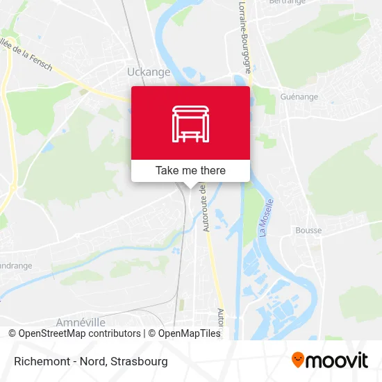 Mapa Richemont - Nord