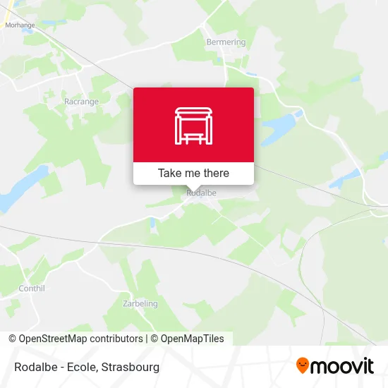 Rodalbe - Ecole map