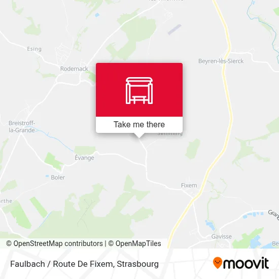 Faulbach / Route De Fixem map