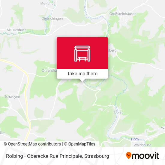 Rolbing - Oberecke Rue Principale map
