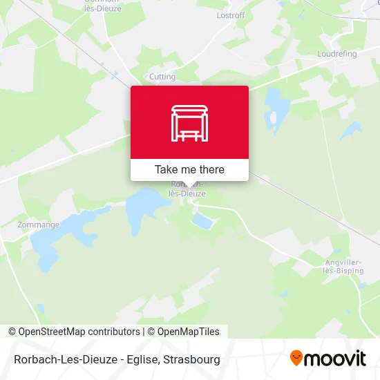 Rorbach-Les-Dieuze - Eglise map