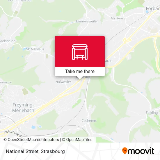 Mapa Rue Nationale