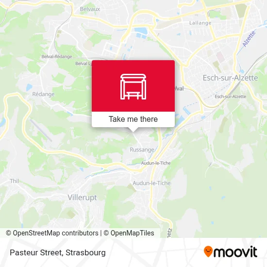 Mapa Rue Pasteur