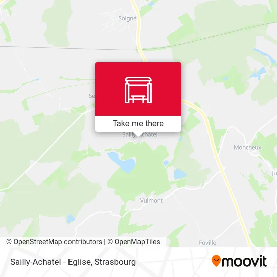 Sailly-Achatel - Eglise map