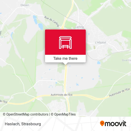 Haslach map