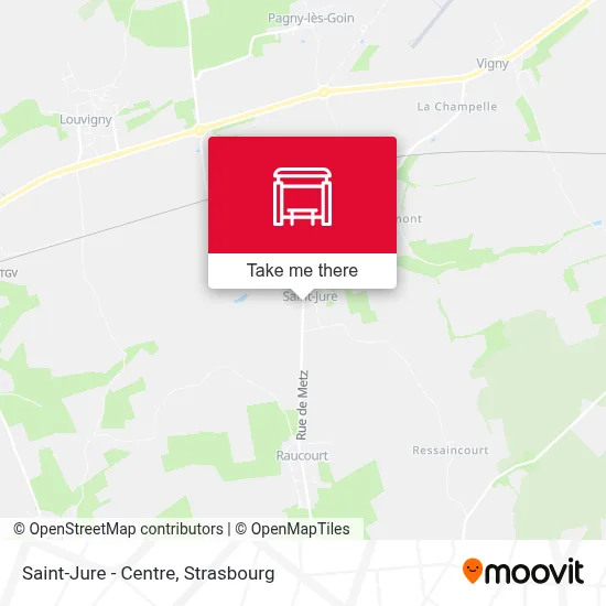 Saint-Jure - Centre map