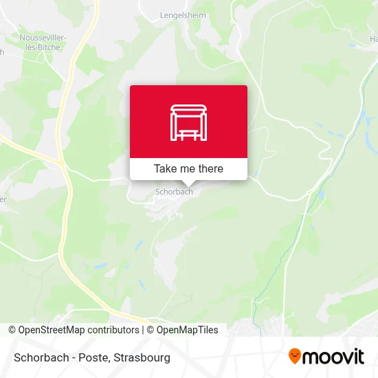 Schorbach - Poste map