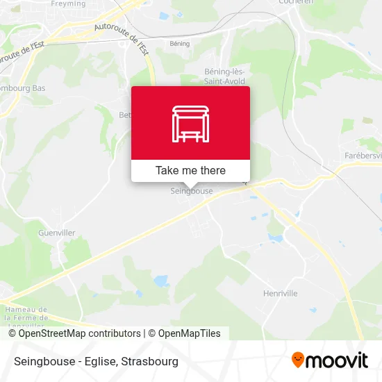 Seingbouse - Eglise map
