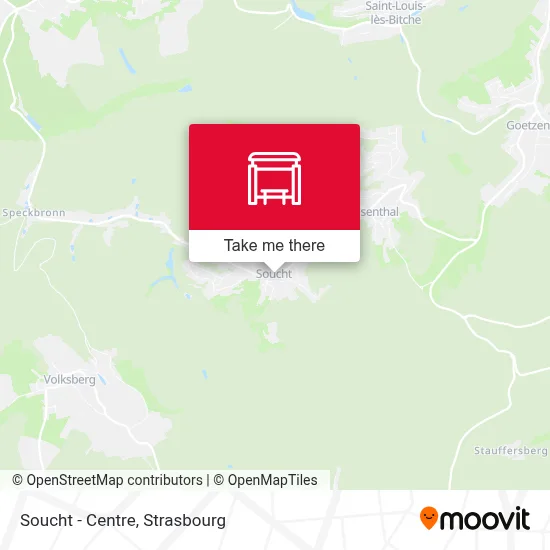 Soucht - Centre map