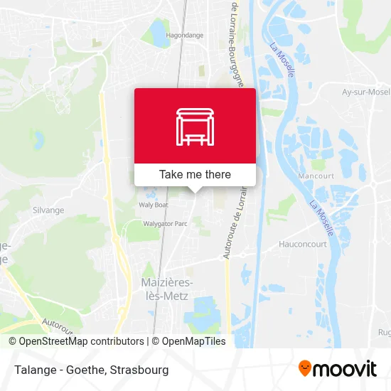 Talange - Goethe map